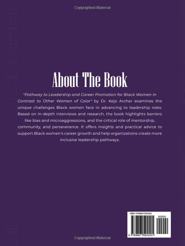 Pathway to Leadership and Career Promotion: For Black Women in Contrast to Other Women of Color - Image 2